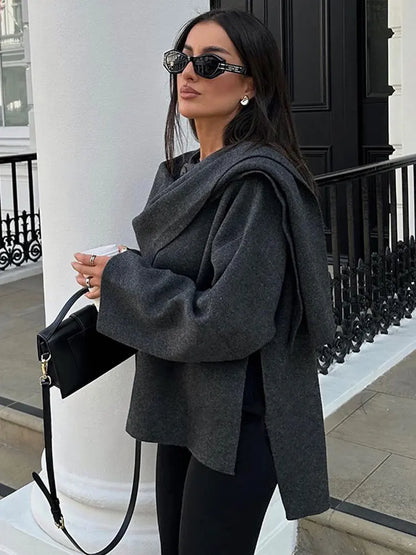 BERLIN | Classy Scarf Coat